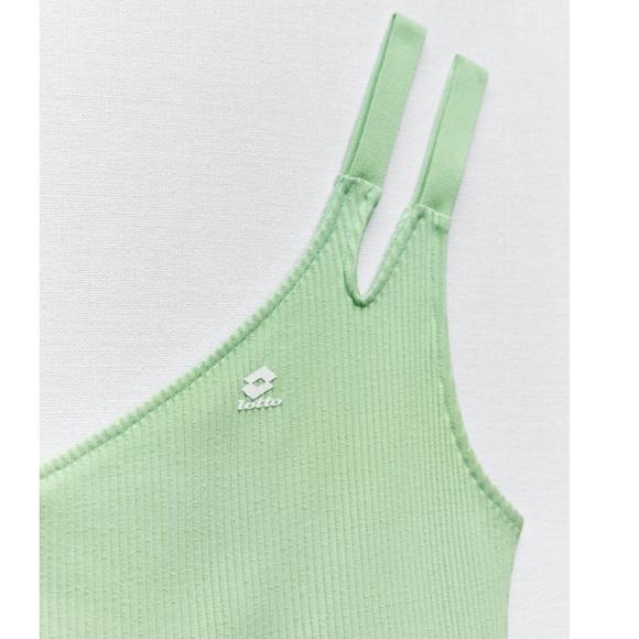 ZARA VEST TOP WITH LOTTO STRAPS - Picture 5 of 6